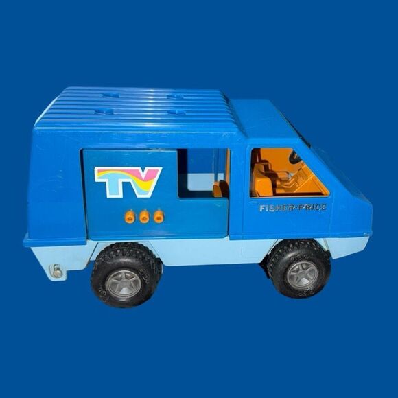 Vintage 1977 Fisher-Price Adventure People TV Unit 309 Van - Picture 3 of 10